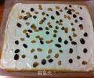 千叶纹戚风蛋糕卷的做法步骤:15