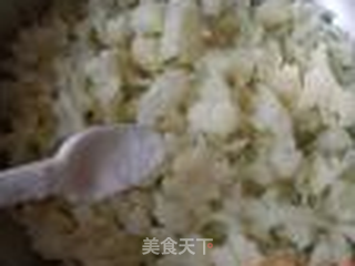 红椒拌花菜的做法步骤:4