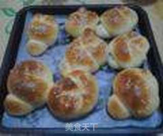 麻香纽结面包的做法步骤:8