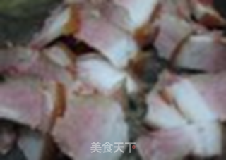 回锅肉烧藕片的做法步骤：2