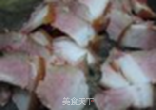 回锅肉烧藕片的做法步骤:2
