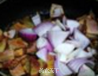 回锅肉烧藕片的做法步骤:7