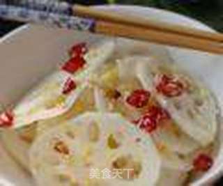 一味小配料的加入,令酸辣脆香的【炝莲菜】别有一番风味的做法步骤:8