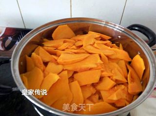 南瓜花卷的做法步骤:3
