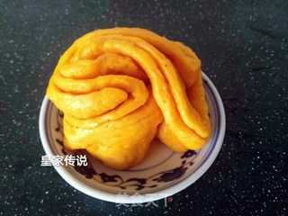 南瓜花卷的做法步骤:11