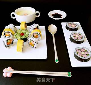 方形反卷寿司的做法步骤:12