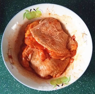 煎奥尔良鸡排的做法步骤:5