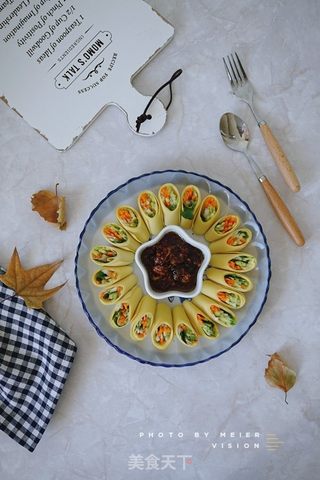三丝豆皮卷的做法步骤:13