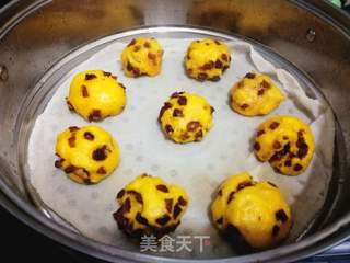 南瓜红枣小窝头的做法步骤:6