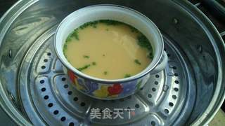 #快手懒人餐#磷虾蒸蛋羹的做法步骤:10
