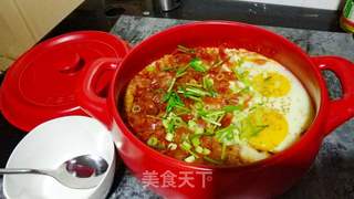 广式腊肠煲仔饭的做法步骤：8
