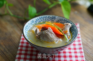 蔬果排骨汤的做法步骤:6