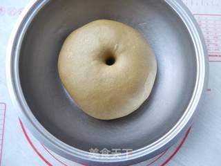 抹茶麻薯软欧的做法步骤:4
