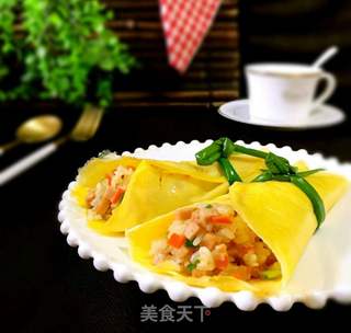 懒人快手餐~蛋包饭的做法步骤:16