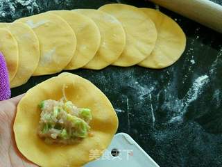 【学生早餐】双色烫面蒸饺的做法步骤:6
