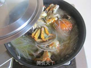 螃蟹粉丝煲的做法步骤：8
