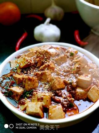 麻婆豆腐的做法步骤:9
