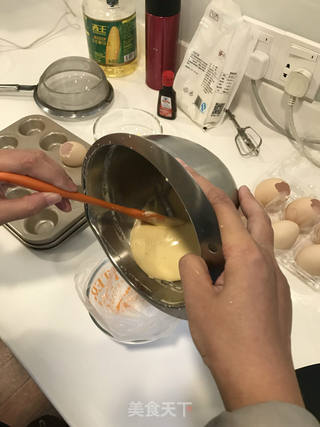 可爱滴鸡蛋糕的做法步骤:6
