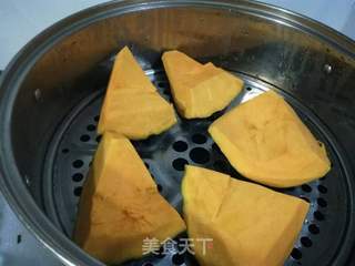 南瓜肉夹馍的做法步骤:7