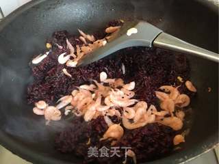 磷虾蛋炒饭的做法步骤:8