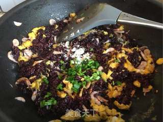磷虾蛋炒饭的做法步骤:11