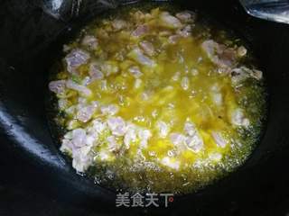 黄豆羊肉酱的做法步骤:3