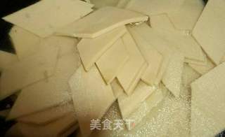 东北尖椒干豆腐的做法步骤:3