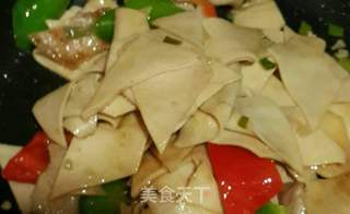 东北尖椒干豆腐的做法步骤:10