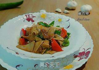 东北尖椒干豆腐的做法步骤:12