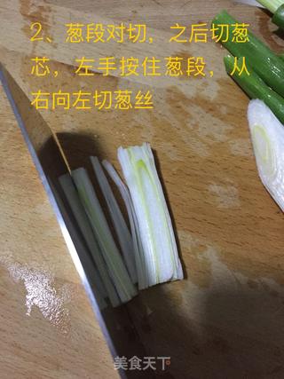 京酱肉丝的做法步骤：2