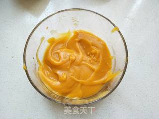 心形南瓜戚风的做法步骤:3