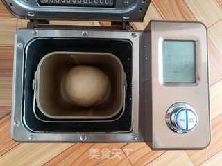 红豆面包(面包机版)的做法步骤:4