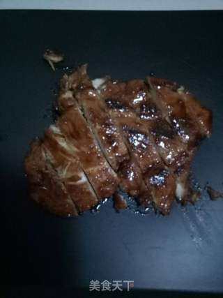 快手懒人餐～照烧鸡排饭的做法步骤：12