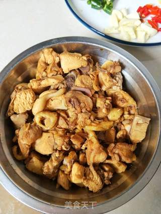 辣子鸡丁的做法步骤:3