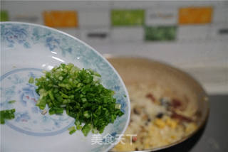 香菇磷虾炒饭的做法步骤:8