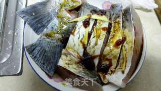 清蒸草鱼腩的做法步骤:3
