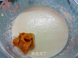 酸奶南瓜栗子松糕的做法步骤:6