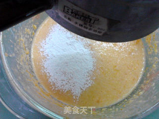 酸奶南瓜栗子松糕的做法步骤:7