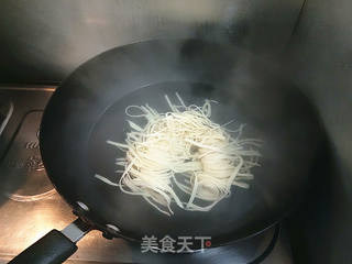 白菜心拌豆丝的做法步骤:4