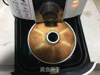 后酵母法奶香面包/空气炸锅版的做法步骤:14