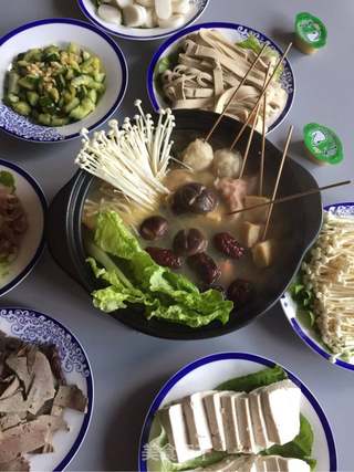 鸡煲火锅的做法步骤:17