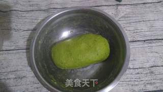 酥皮抹茶麻薯包的做法步骤：5