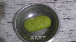 酥皮抹茶麻薯包的做法步骤:5