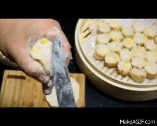 广式干蒸烧卖 - 动图GIF教程的做法步骤:7