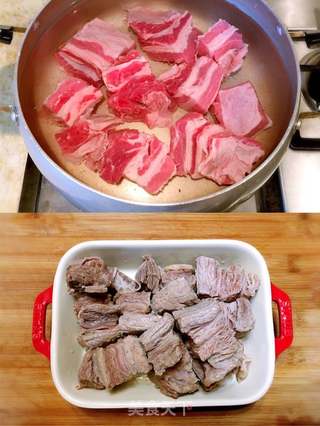 红酒炖牛肉的做法步骤:2