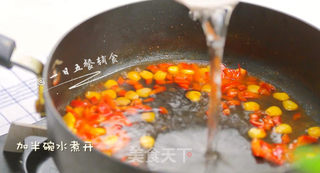 鸡蛋豆腐鲜虾羹的做法步骤:12