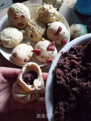 可爱豆沙包的做法步骤:3
