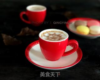 #东菱意式咖啡机试用#雕花咖啡的做法步骤:11