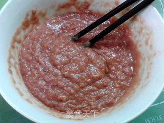 蛋蓉牛肉羹的做法步骤:4