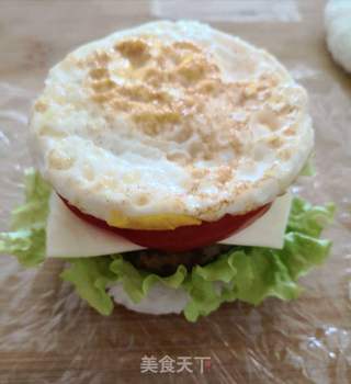 米汉堡的做法步骤:9